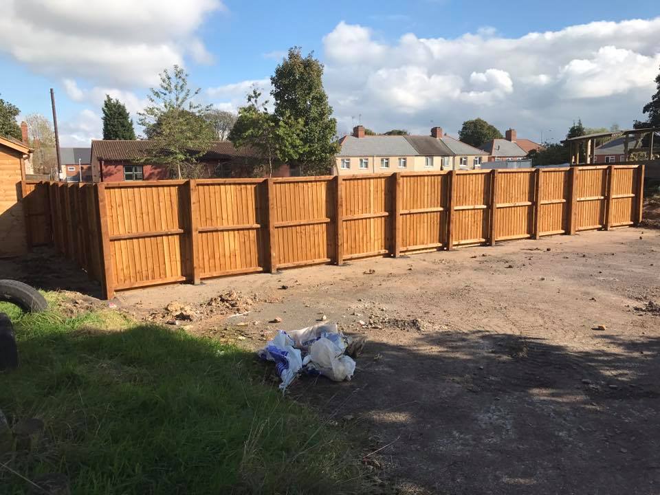 full wood fencing